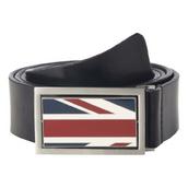 View Item Classic Ben Sherman Reversible Union Jack Flag Buckle Belt Black
